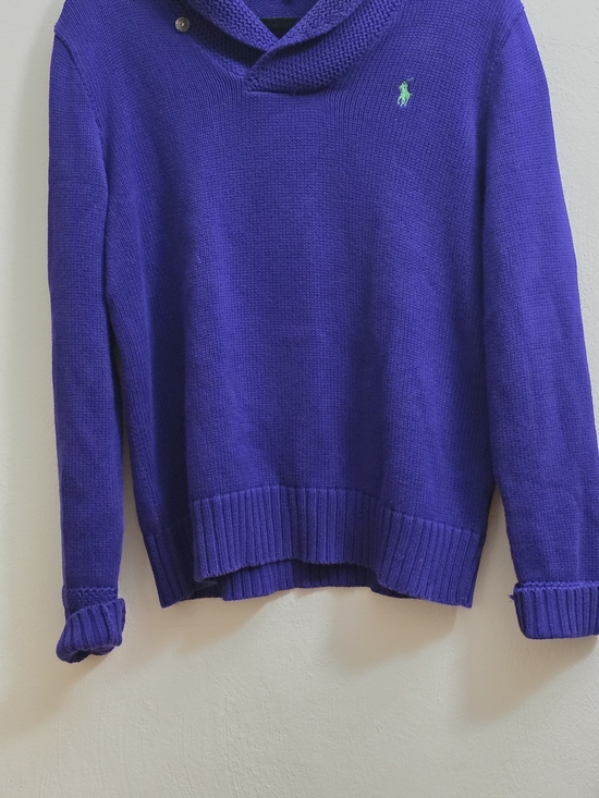 Ralph Lauren Sweaters - Ralph Lauren Women’s Royal Purple Shawl-Collar Sweater